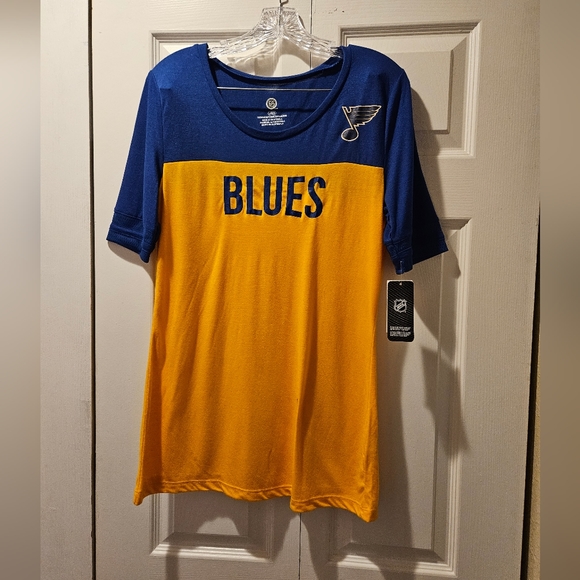 St. Louis Blues Women Shirt Sz L - Picture 1 of 5